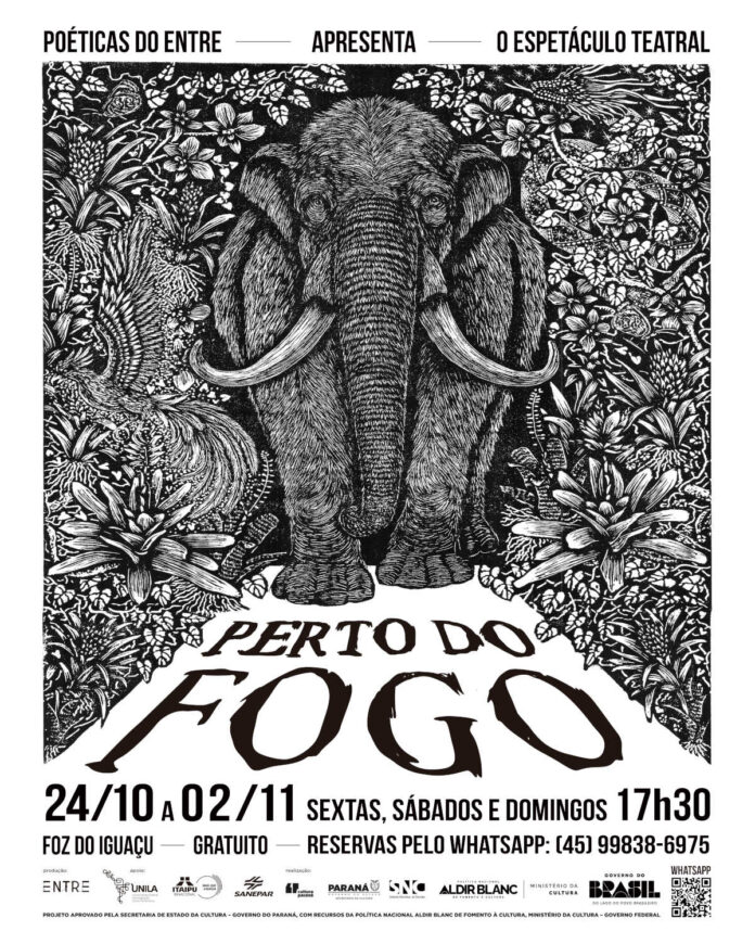 Espetáculo teatral “Perto do Fogo”